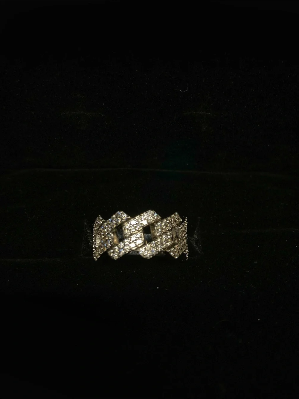 ✨ 925 SILVER MIAMI CUBAN ICED OUT MOISSANITE RING 💎 GRA CERTIFICATE INCLUDED ✨